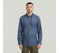 Clean Slim Shirt - Medium blue - Men L