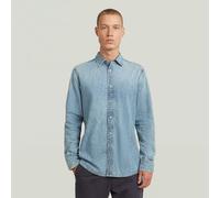 Clean Slim Shirt - sun faded pacific blue - Men XL