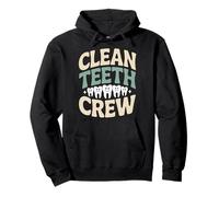 Clean Teeth Crew Dentist Hygienist Tooth Team Pullover Hoodie