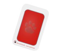 Clean Touch Ink Pad - PVC 8x12.8cm | Inkless Footprint & Handprint Kit | Colorful Keepsake Imprint Cards | Pawprint Maker for Family & Friends, Clear and Complete Prints