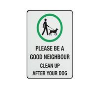 Clean Up After Your Dog Sign Safe Sign, Signs Outdoor, 12 X 8 In, Sign For Home, Business, Driveway Alert