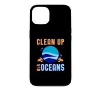 Clean Up Our Oceans Environmental Awareness Case for iPhone 13