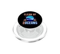 Clean Up Our Oceans Environmental Awareness PopSockets PopGrip for MagSafe