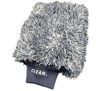 CLEAN Wash Mitt - 1070 GSM Ultra-Plush Microfiber Wash Glove 10" x 7" Safe Swirl-Free Hand Washing for Cars Trucks Bikes - Dense, Plush, Made in South Korea - Professional & Enthusiast Detailing Grade