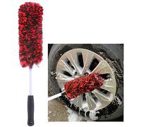 clean world Synthetic Wool Alloy Wheel Brush, No Metal Wheel and Rim Detailing Brush, Car Wheel Brush, Rim Cleaning Brush, Multipurpose Use For Wheels, Rims, Motorcycles, Bicycles, Boats, RVs…
