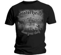 Clean Your Clock Back Print T-Shirt Motorhead Black XL