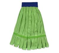 Cleanaide Microfiber Tube Mop Head | Industrial 300Grams | Super Absorbent Looped Ends | Green
