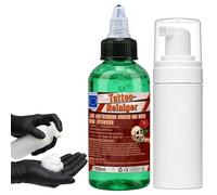 Cleaner 500 ml with Spray Head, Tattoo Cleaning Foam, for Skin Cleansing During the Tattoo Process and After Tattoo, Blue Soap (B)