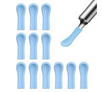 Cleaner Tips Set - 12pcs Silicone Wax Remover Replacement Heads, Soft Reusable Camera Attachments | Compatible with Most Visual Scoop Cleaning Tools for Safe Canal Care