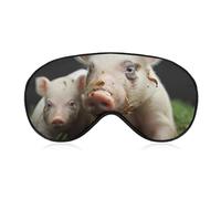 Cleanest Animals Eye Mask, Side Sleeping Mask Light Blindfold Sleeping Mask Nose Pad and Elastic Band for Children Women and Men
