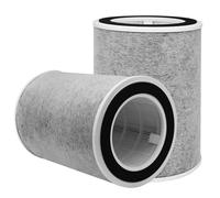 Cleangela 2-PACK HP200 True HEPA Replacement Filter Compatible with Shark HP201 HP202 Air Purifier MAX, Compare to # HE2FKBASMB & HE2FKBAS