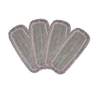 CLEANHOME Microfiber Mop Pads 4 Pieces for Floor Cleaning,Fit CLEANHOME Dust Mop: B09PBPGSJ3, Twisted Microfiber Replacement Pads