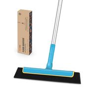 CLEANHOME Shower Squeegee for cleaning water stains on floors, pet hair, shower doors, windows, etc. Long Handled Squeegee for Shower -27in&37in&53in, Professional Wet Room Floor Squeegee (Blue)