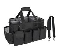 Cleaning Bag Caddy Storage Bag Oxford Fabric Removable Tool Bag with Handle and Shoulder for Car Home Women Camping by c