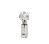 Cleaning Ball， 1" 2" Female Thread Stainless Steel 304 Rotating Spray Ball DN15 DN20 DN25 DN32 DN50(1 1/4")