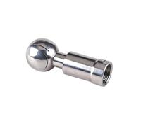 Cleaning Ball， BSP1/2-2" Inch SS304 Stainless Sanitary Female Thread CIP Tank Cleaning Head 360 Degree Coverage Wash Fitting(2")
