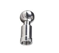 Cleaning Ball， BSP1/2-2 Inch SS304 Stainless Sanitary Female Thread CIP Tank Cleaning Head 360 Degree Coverage Wash Fitting(1 inch)