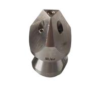 Cleaning Ball， High Pressure Stainless Steel Sewer Drain Cleaning Nozzle Jetter Head Dredging Water Rat Spray(0.3kg 1i2 Female)