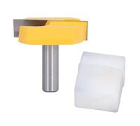 Cleaning Bottom Bit, 1/2 in Shank Woodworking Router Milling Cutter Grooving Tool, Dia 57mm, High Wear Resistant