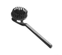Cleaning Brush for 51mm 54mm 58mm Espresso Machine Group Head with 360 Degree Nylon Bristles Long Handle Black Cleaning Tool for Consistent Extraction(54mm)