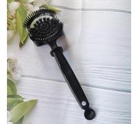 Cleaning Brush for Coffee Machines with Removable Nylon Bristles and Measuring Spoon Designed for 51mm and 58mm Brewing Heads to Clean Brewing Parts (51mm)