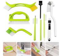 Cleaning Brush Set 8-in-1, Grout Cleaner, Tile Scrubber & Shower Brush for Bathroom, Kitchen, and Household Deep Cleaning, Versatile Scrubbing Kit for Hard-to-Reach Areas
