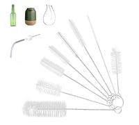 Cleaning Brush Set 8 Pcs Bottle Brush Cleaner Water Bottle Cleaning Brush for Nozzle Clean Drinking Straw Wine Bottle Cup Pipes Keyboard
