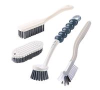 Cleaning Brush Set, Scrubbing Brush for Kitchen, 4Pcs | Durable Bristles, Dish Brush for Pots, Kitchen Sink, Bottles, Tile Grout