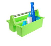 Cleaning Bucket, Multipurpose Storage Basket, Large Capacity Organizer, Lightweight Tool Box, Handy Utility Container for Dorm Women Men Supply Management, 15.75x10.04x8.27 Inches