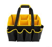 Cleaning Caddy Bag 600D Oxford 43x24x29cm Multi-Compartment With | Tear-resistant waterproof structure with reinforced stitching features five main sections fourteen total storage spaces