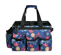 Cleaning Caddy Bag, Cleaning Caddy Organizer With Handle - Large Caddy Bag For House, Car, And Bathroom Cleaning Supplies, Housekeeping Handbag With Adjustable Shoulder Straps (Blue)