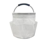 Cleaning Caddy With Handle - Folding Toiletry Organizer Basket With Handle | Large Capacity Outdoor Activity Carrying Bin for Bathroom Dorm Room Swimming Beach