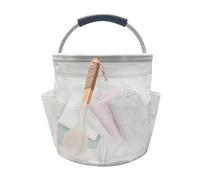 Cleaning Caddy With Handle - PVC Foldable Organizer Basket for Beach | Bathroom Supplies, Multifunctional Carrying Pouch for Dorm Room Gym Swimming