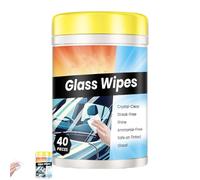 Cleaning cloths for car glass, to improve visibility, cleaning cloths for car windows against oil film, for drivers when driving at night and in the rainy season for a long time