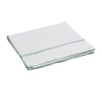 Cleaning Cloths Sweeping Cloth 50 pcs White with Green Stripes vidaXL