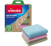 Cleaning Cloths Vileda Microfiber Recycled Set 3 168310