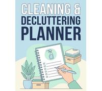 Cleaning & Decluttering Planner: 8.5x11 Home Organization Notebook | 50 Pages | Declutter Tracker, Room-by-Room Checklist, Daily Weekly Cleaning Schedule | Undated Minimalist Journal