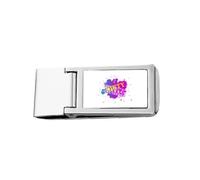 Cleaning Dirty Stain Tire Marks Slim Money Clip Stainless Holder Pocket Wallet