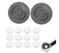 Cleaning Disc 2-Pack & 12 Cleaning Tabs for Ninja Luxe Coffee Machine | Reusable 54mm/2.13in silicone disc, fits 54mm portafilter handles, dishwasher safe, for espresso back-flushing maintenance