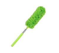 CLEANING FEATHER EXTENDABLE MICROFIBRE DUSTER TELESCOPIC BRUSH EXTENDING Cleaning Supplies (Green, One Size)