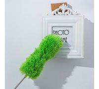 CLEANING FEATHER EXTENDABLE MICROFIBRE DUSTER TELESCOPIC BRUSH EXTENDING Cleaning Supplies (Green, One Size)