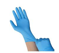 Cleaning Gloves, 50PCS Blue Gloves Disposable Household Cleaning Gloves For Kitchen Dishwashing Waterproof Latex Free Powder Free(XL)