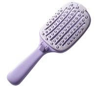 Cleaning Hair Brush - Foldable Detangling Comb, Medium Size with Anti-Static Massage Design, Heavy-Duty Pliable Material, Portable Hairstyling Tool, for Women Girls Mothers Home Salon Travel