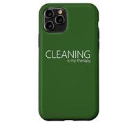 Cleaning is my therapy neat freak proud stay at home mom Case for iPhone 11 Pro