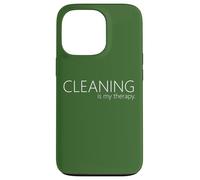 Cleaning is my therapy neat freak proud stay at home mom Case for iPhone 13 Pro
