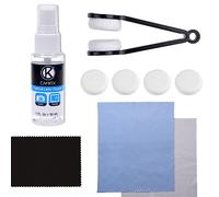 Cleaning Kit for Eyeglasses/Sunglasses - Lens Cleaning Tool with 2 Sets of Spare Pads, Lens Cleaning Spray Bottle, 3 Microfiber Cloths - Quick, Safe and Easy to Use - Immaculate Results