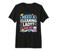 Cleaning Lady Housekeeping Cleaning Lover Housekeeper Premium T-Shirt