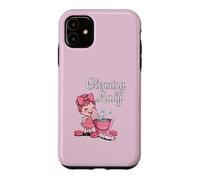 Cleaning Lady Pink Mop Bubbly Bucket Sponges Housekeeper Fun Case for iPhone 11