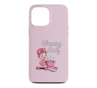 Cleaning Lady Pink Mop Bubbly Bucket Sponges Housekeeper Fun Case for iPhone 13 Pro Max