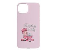 Cleaning Lady Pink Mop Bubbly Bucket Sponges Housekeeper Fun Case for iPhone 15 Plus